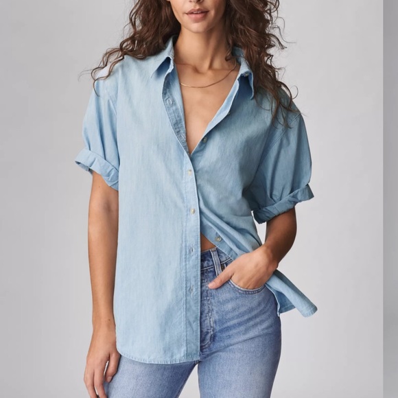 Aritzia Tops - Denim forum Jane shirt